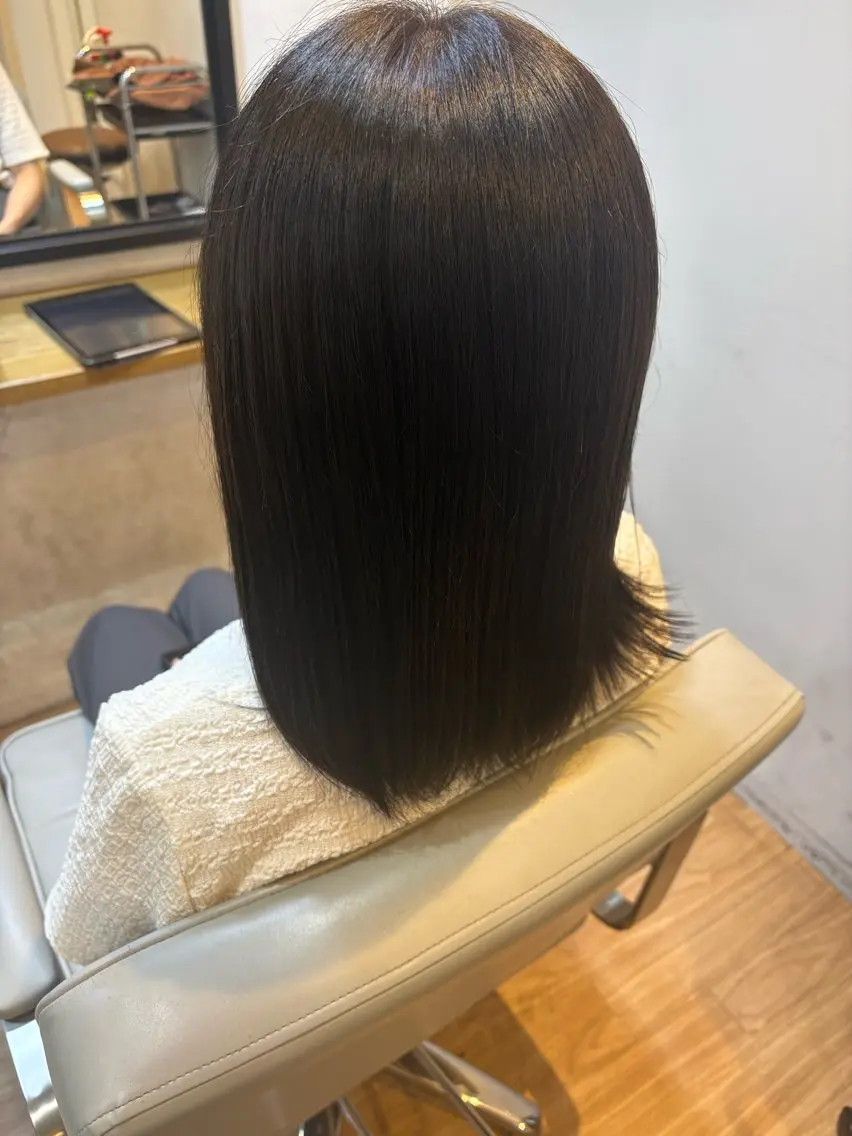 ミディアム 韓国ヘアー🇰🇷 MIWAのヘアスタイル