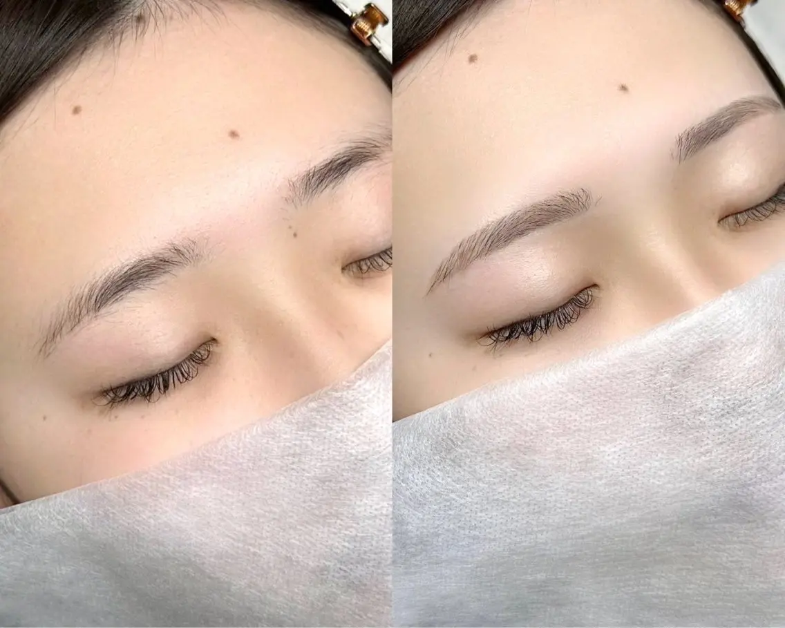 無料🉐定番MENU🎀女性美眉スタイリング【眉wax / メイク込】の写真
