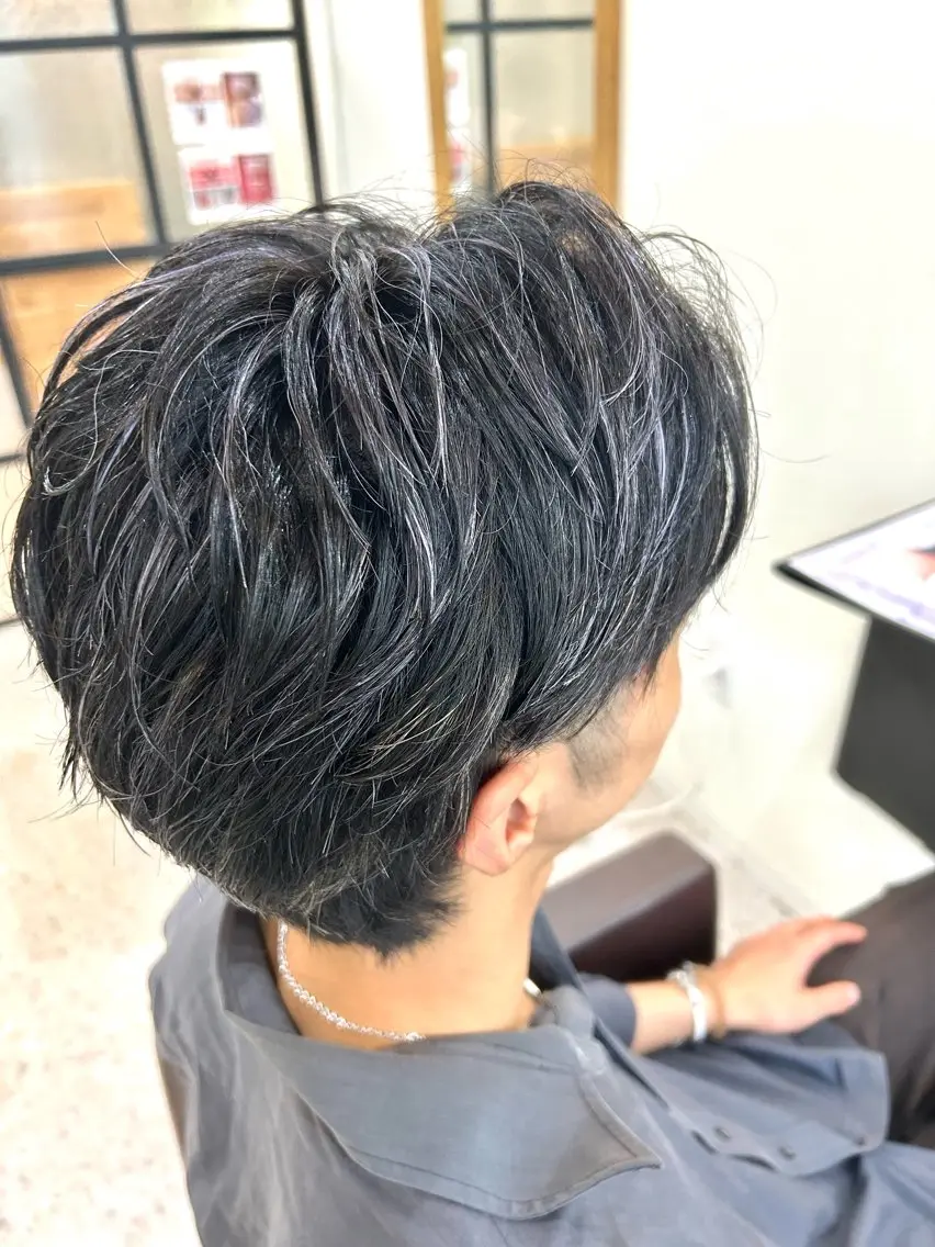 ショート メンズ ✨傷ませないカラー✨ Ryuのヘアスタイル