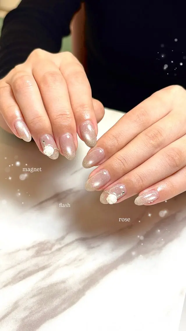 【5月限定】チップ長さだし10本💅+上品simpleコース*.🌷.*🫧オフ込みの写真
