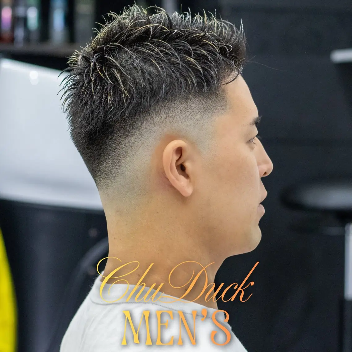ショート メンズ フェードカット カット フェード×メンズ カット|SHOTAのヘアスタイル