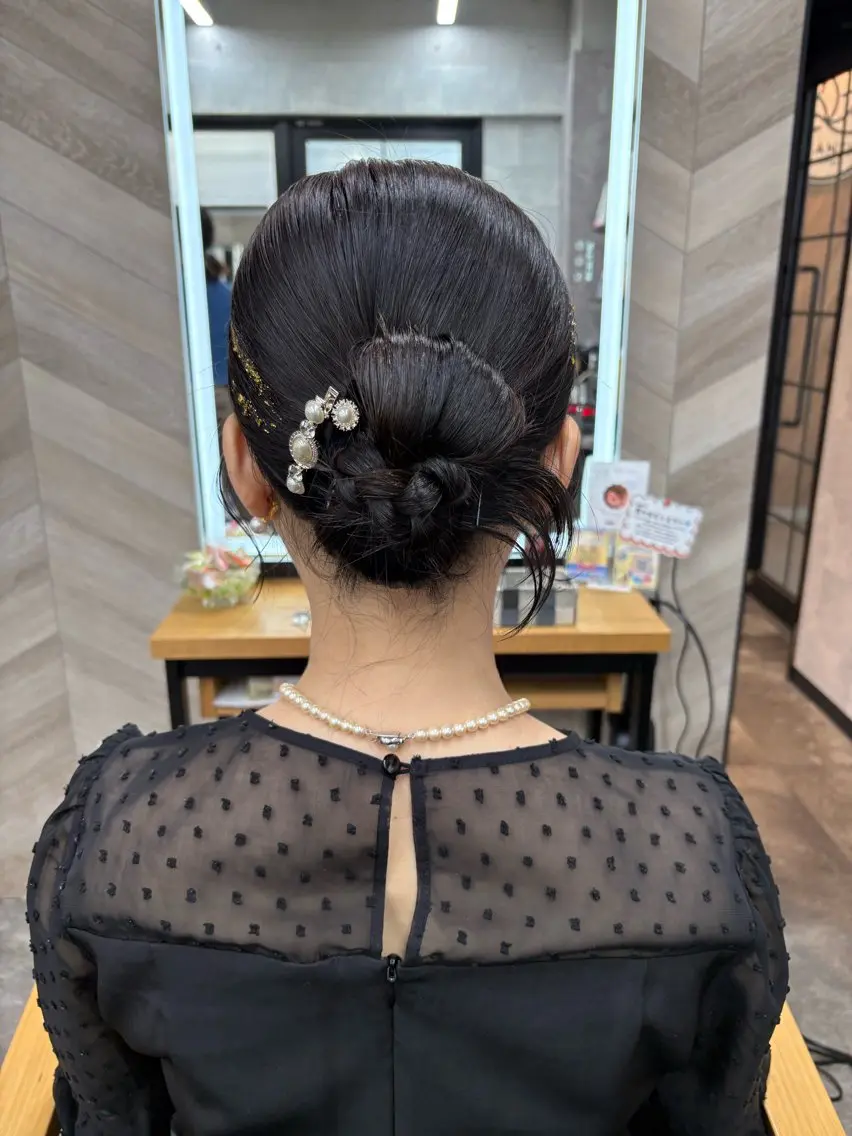 セミロング ヘアアレンジ ヘアセット SHANTi 飯塚 ヘアセット/髪質改善のヘアスタイル