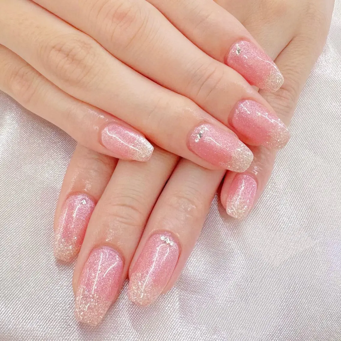 ネイル シンプルネイル Ayu ꕤ︎︎。°⋆のネイルデザイン