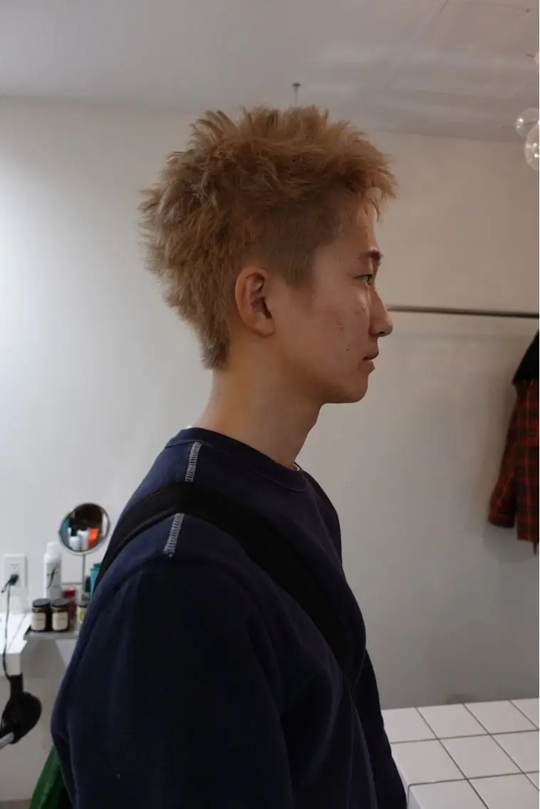 ショート カラー メンズ カット ヘアカラー トリートメント メンズショート 店長 清原佑太のヘアスタイル