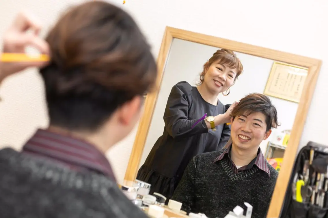 ヘアアレンジ メンズ HempBeauty 浅野アサミのヘアスタイル