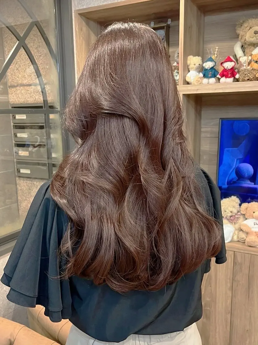 ロング カラー ブラウンカラー カットモデル募集中 🩵🫧あかねのヘアスタイル