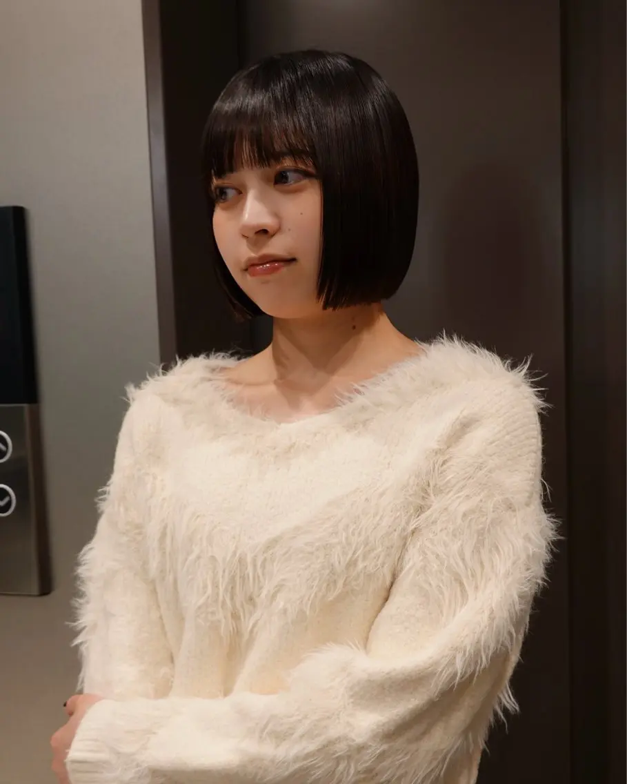 ミディアム カット ヘアカラー 川田大輝 ナチュラルモードのヘアスタイル