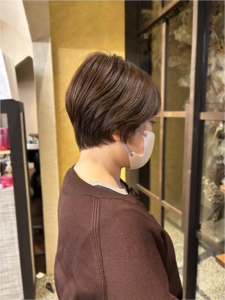 ショート ショートボブ ボブ くせ毛 ショートヘア zerohair むらなかあやね🐰ᩚのヘアスタイル