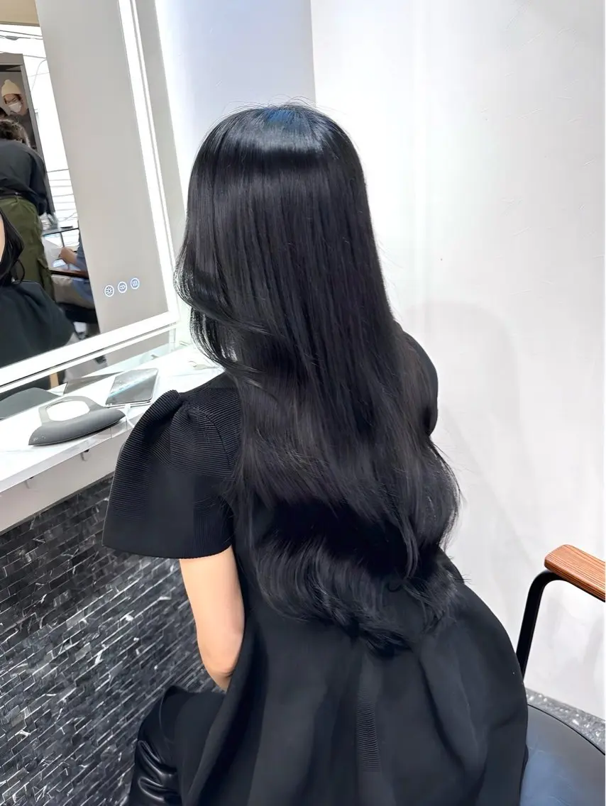 ロング カット ヘアカラー 縮毛矯正 トリートメント 新宿/髪質改善支持率 No.1💍yasuのヘアスタイル