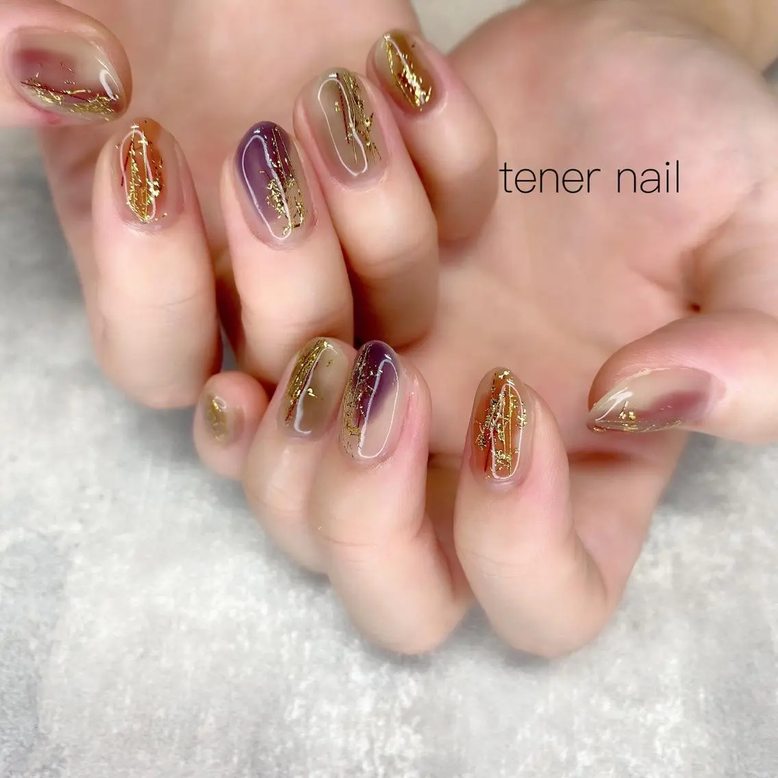 ネイル ニュアンスネイル テネルネイル tener nailのネイルデザイン