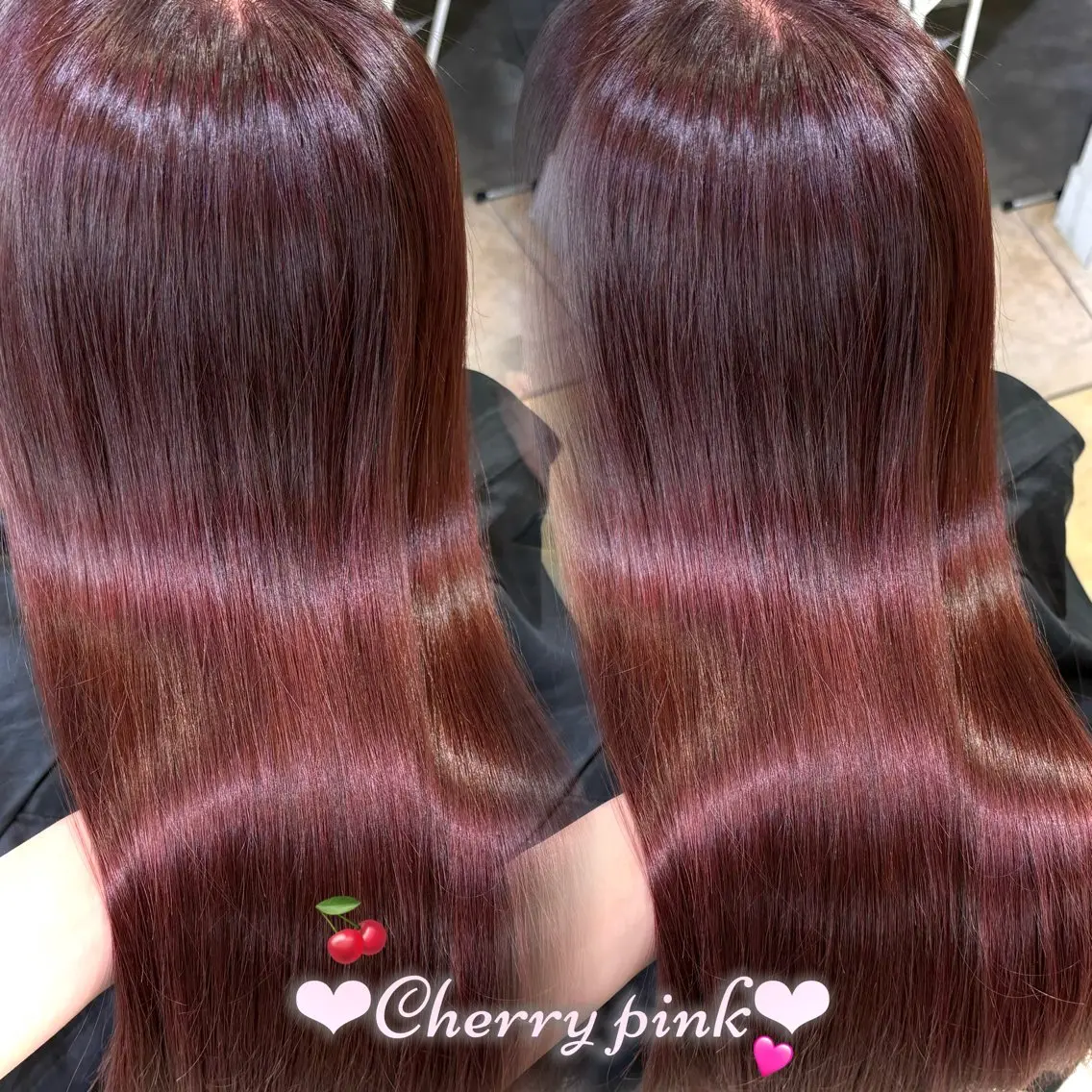 ロング カラー ブリーチ ダブルカラー ブリーチなしカラー ピンクカラー ヘアカラー トリートメント 新宿/艶カラー 🎀韓国ヘアKANAのヘアスタイル