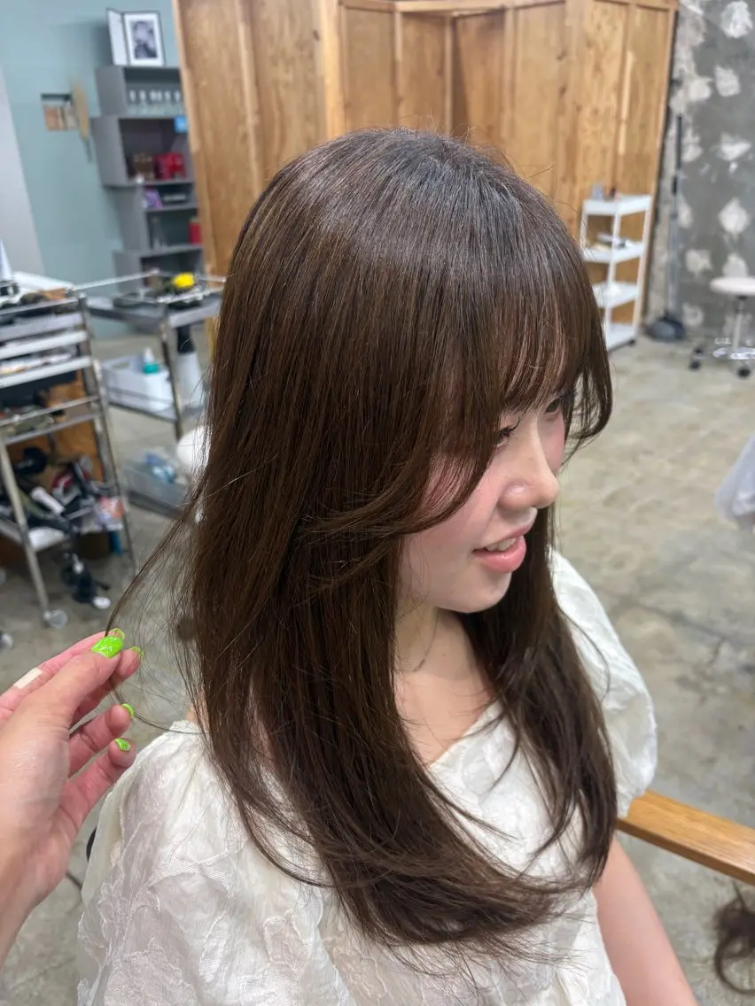 ロング レイヤーカット EDAME/ 心奈のヘアスタイル