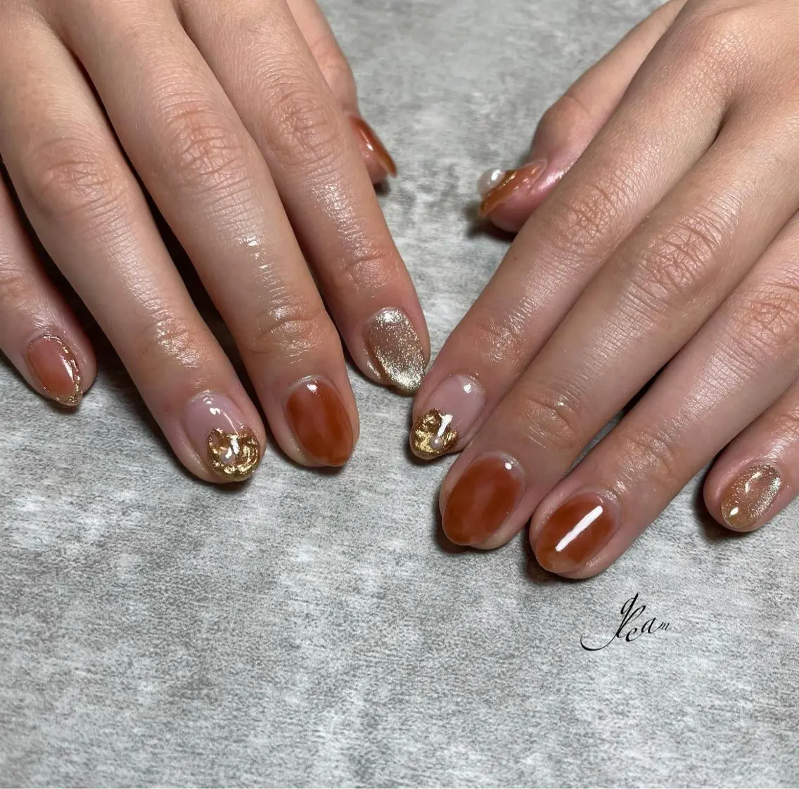 ネイル ハンドネイル gleam✴︎ sayakaのネイルデザイン