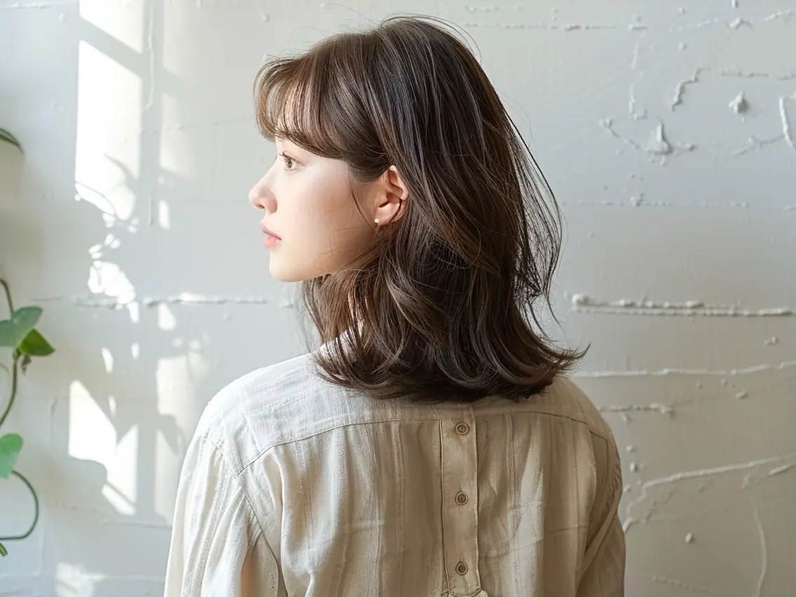 ミディアム カラー カット ヘアカラー edA. 鎌倉のヘアスタイル