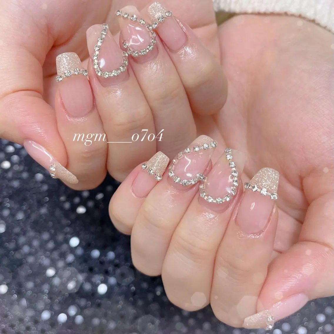 ネイル ハンドネイル ハンドケア MoON...❤︎ MeGuのネイルデザイン