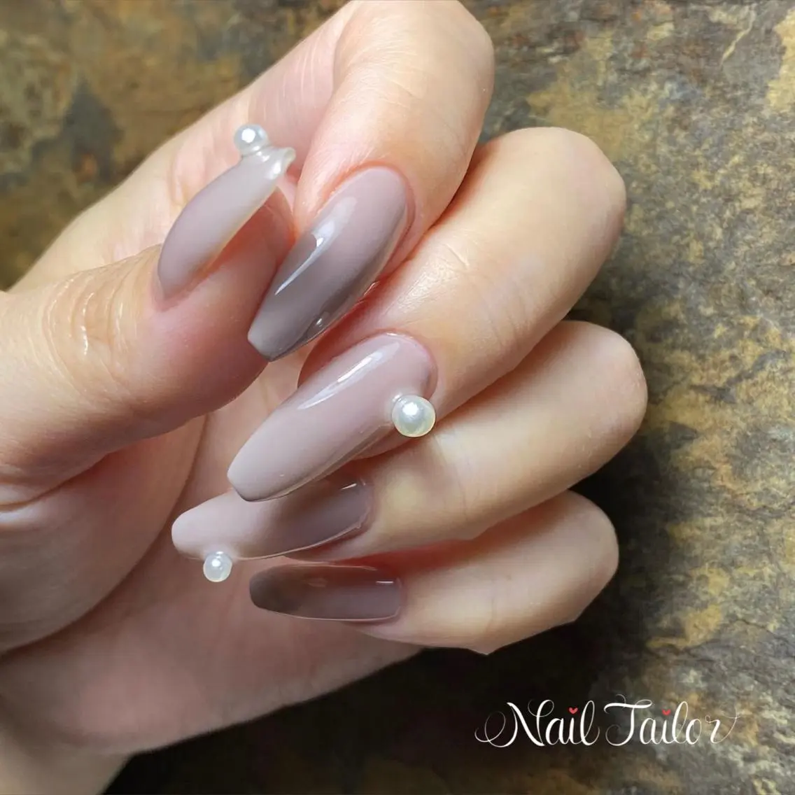 ネイル 入学式 卒業式 ニュアンスネイル ワンカラーネイル ピンク ハンドネイル NailTailor ネイルテイラーのネイルデザイン