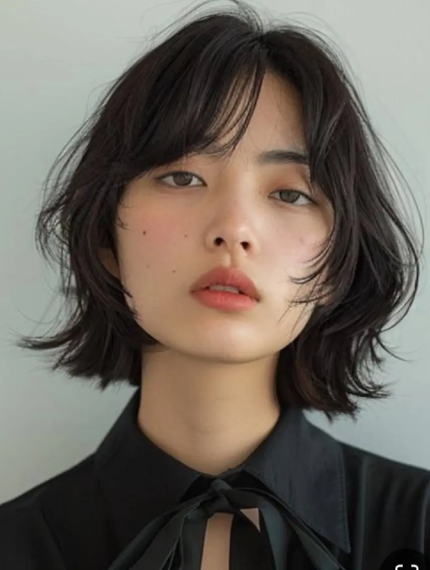 ミディアム ボブレイヤー ボブ レイヤーカット 馬野郁土 Uhair 本山店のヘアスタイル