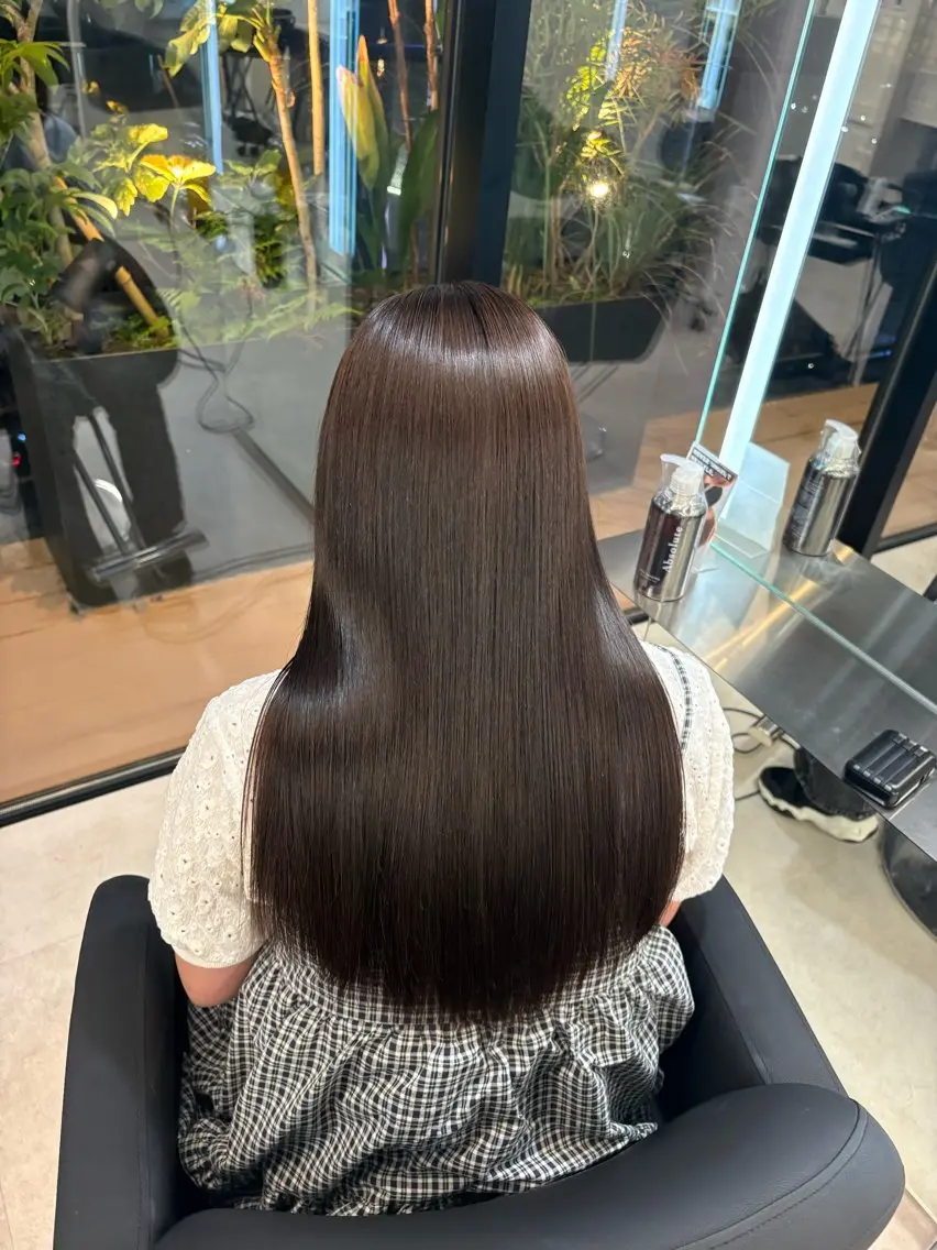 ロング パーマ ヘアアレンジ 縮毛矯正 JUNOHAIR. MIAN.⋆𝜗𝜚のヘアスタイル