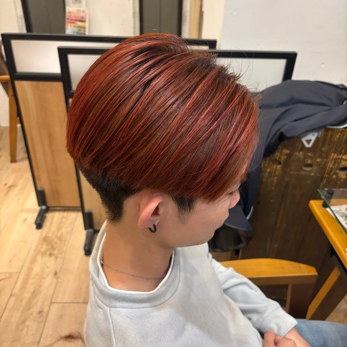 カラー メンズ 新原 陽那のヘアスタイル