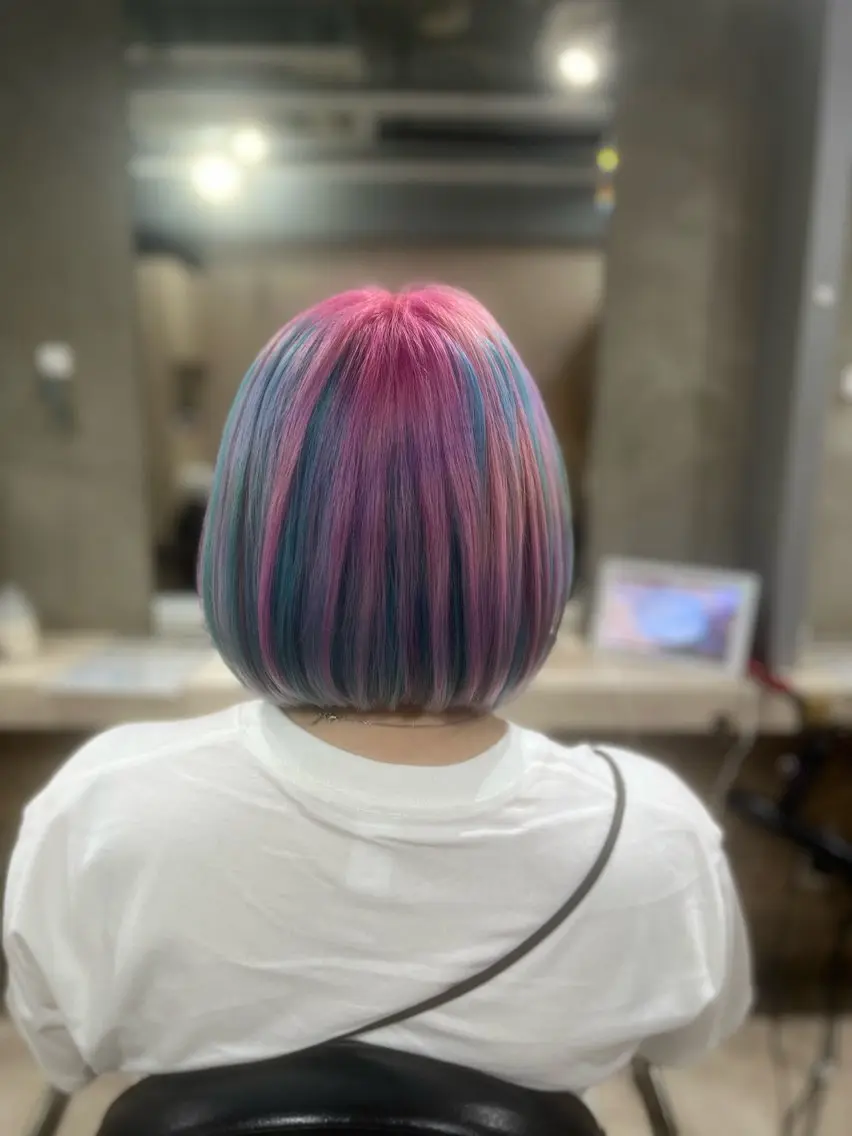 ショート カラー ヘアカラー トリートメント 多系統似合わせ/ tsuburaのヘアスタイル