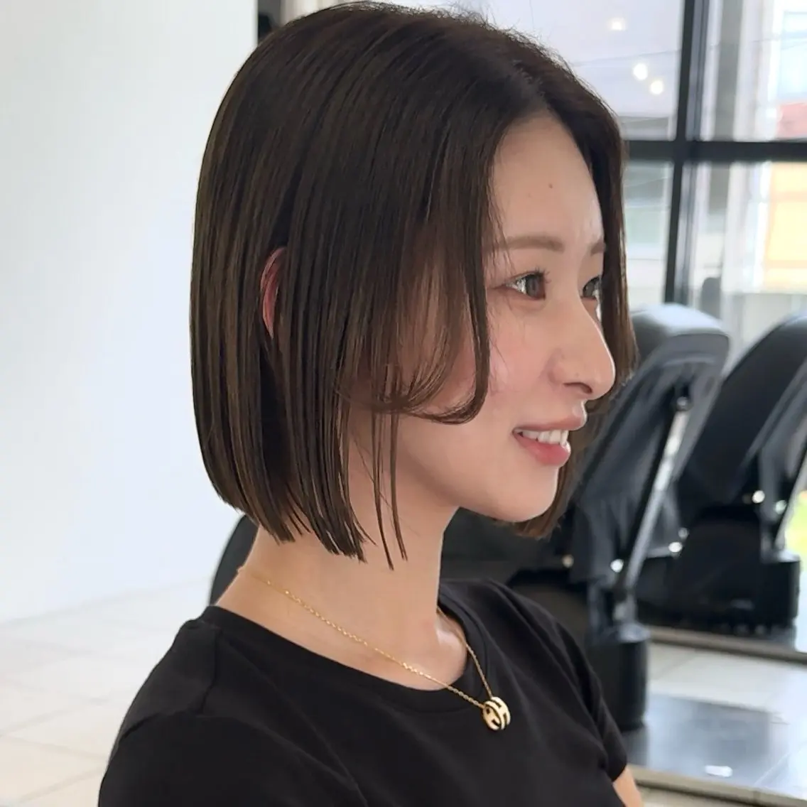 ショート ボブ 畔上 尚也のヘアスタイル