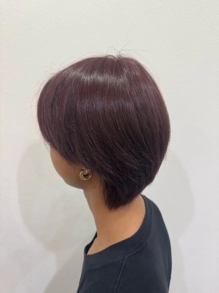 カラー メンズ ブラウンカラー カット ヘアカラー 藤田 紋芽 Jr.stylistのヘアスタイル