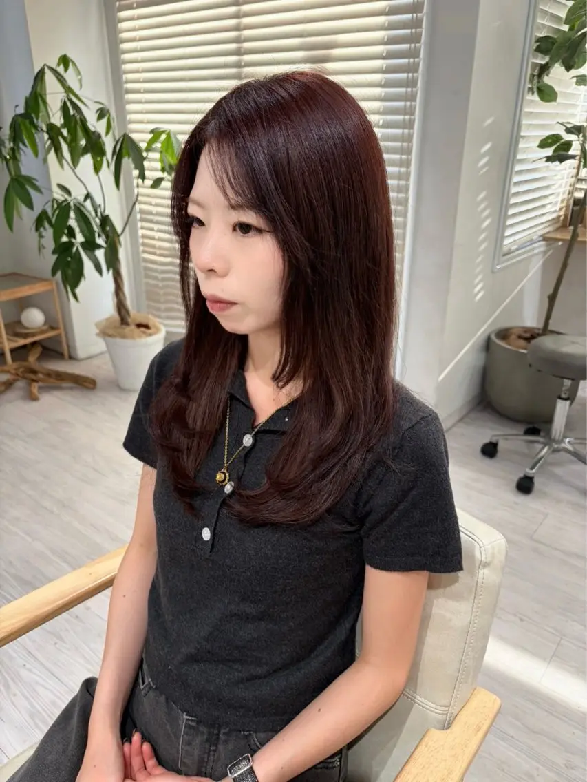 セミロング haruka 遥歌のヘアスタイル
