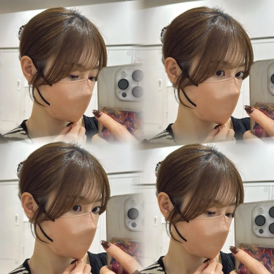 ロング カラー ヘアアレンジ キヨミ 韓国レイヤーカットのヘアスタイル
