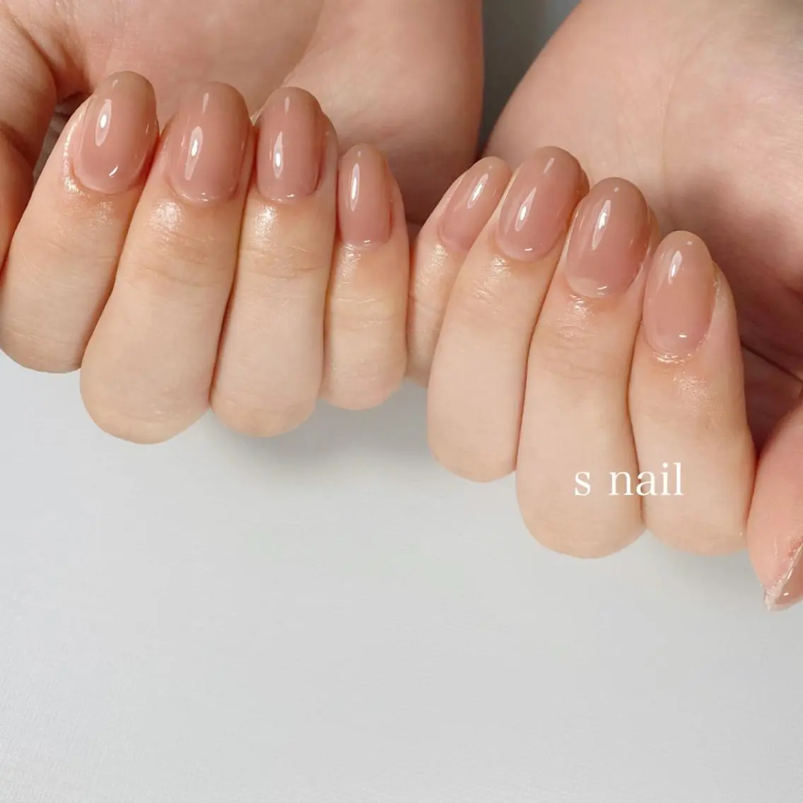ネイル ワンカラーネイル s nail さとよしみゆきのネイルデザイン