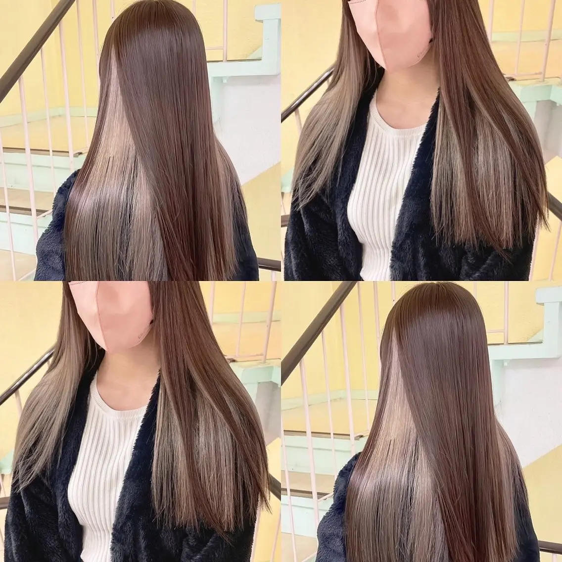 カラー ヘアカラー トリートメント 渋谷:インナーカラー ／🍒エリカ🍒のヘアスタイル