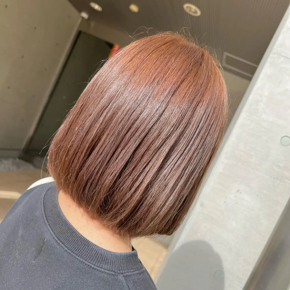 ミディアム カラー ベージュカラー ブリーチ ダブルカラー ブリーチなしカラー ヘアカラー トリートメント stylist 🐶内藤 成香のヘアスタイル