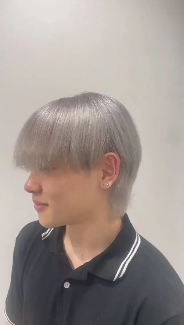 ショート ヘアカラー 渋谷のブリーチカラー シェフ🧑‍🍳蓮のヘアスタイル