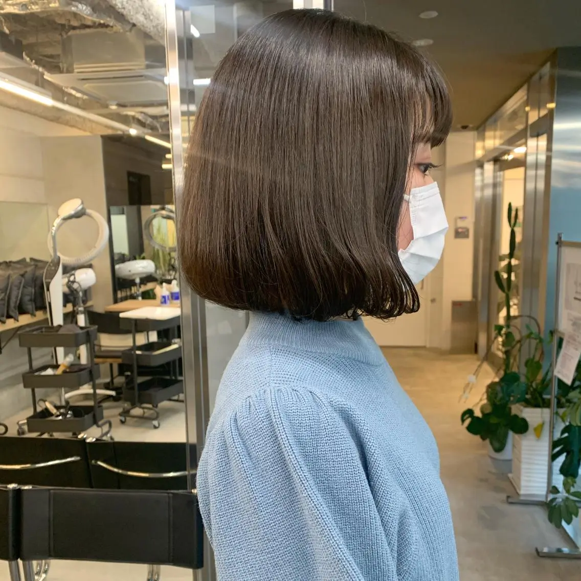 ミディアム カラー カット ヘアカラー トリートメント 縮毛矯正特化✂︎ YUKAのヘアスタイル