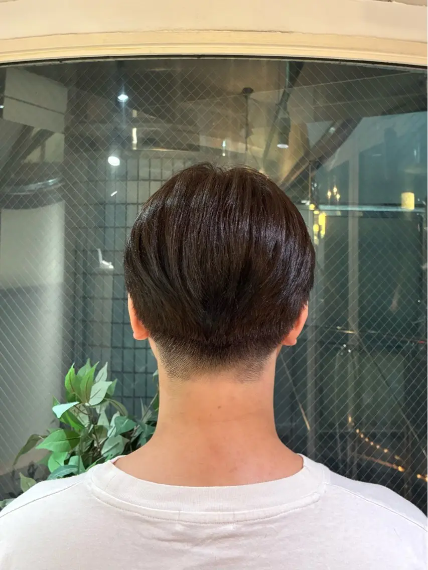 カラー メンズ ベージュカラー オリーブベージュ ヘアカラー 佐藤貫成【メンズカッ トモデル/ブリーチ】のヘアスタイル