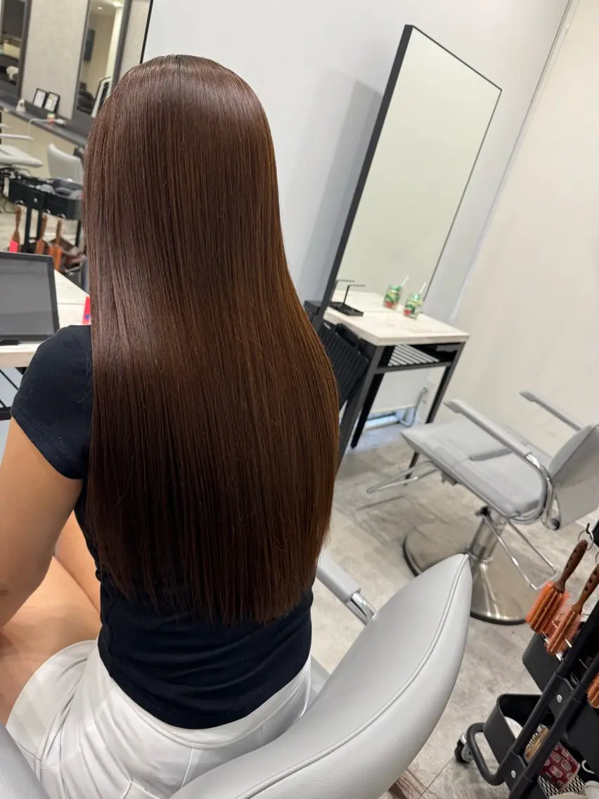ロング カット 縮毛矯正 トリートメント RAISE by_WHITEのヘアスタイル