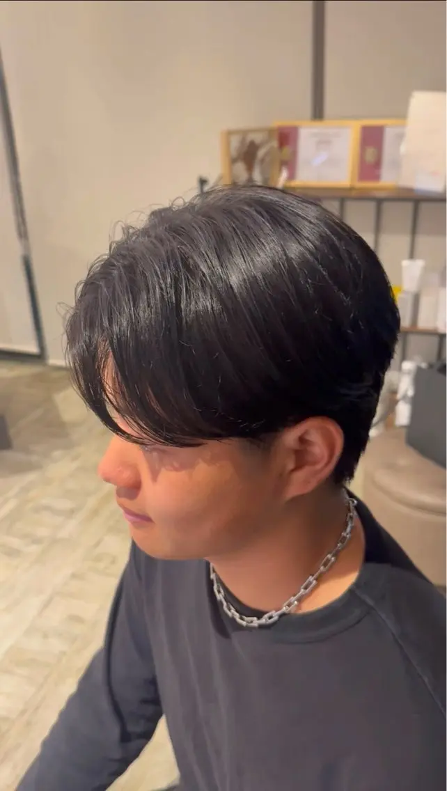 メンズ カット 福田花音/スタイリ スト兼任アイリストのヘアスタイル