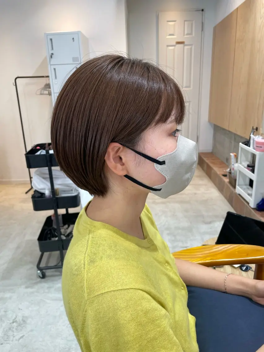 ショート ショートボブ ボブ ショートヘア 小顔カット カット ヘアカラー トリートメント ヘッドスパ ✨ショート、ボブ✨ 奈良孝平のヘアスタイル