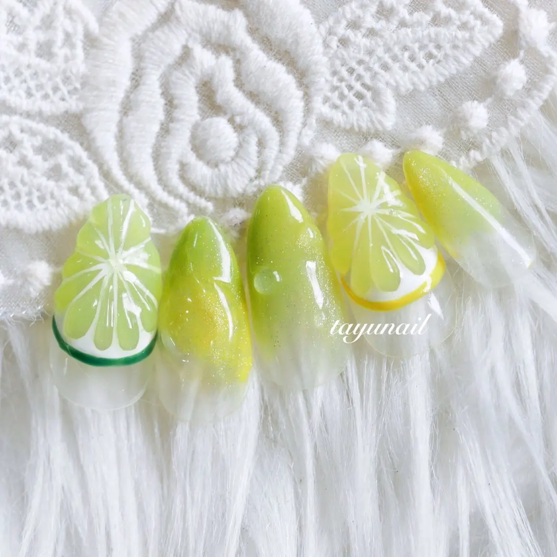 ネイル アートネイル フットネイル ジェルネイル パラジェル ネイルサロン 【たゆnail】のネイルデザイン