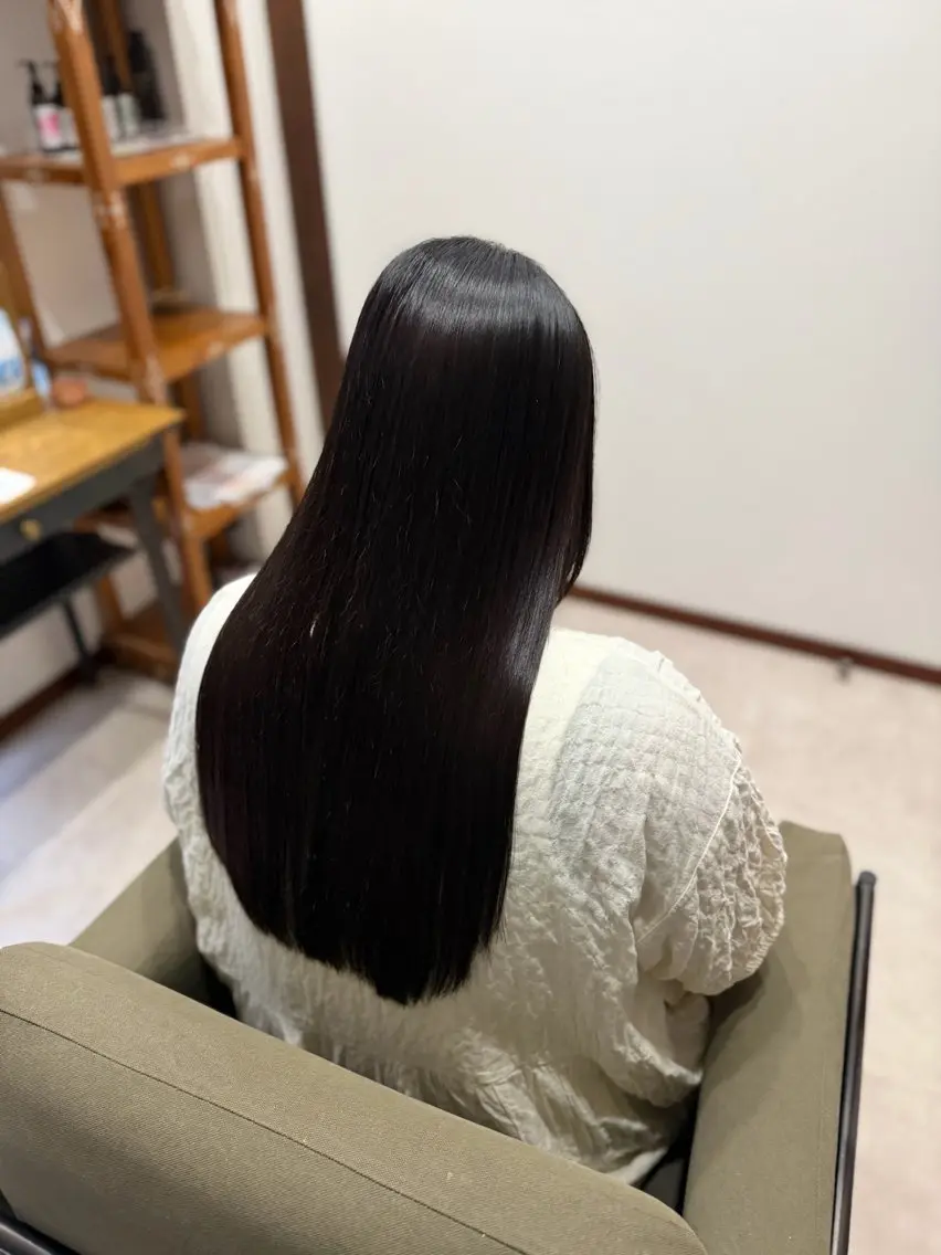 ロング 縮毛矯正 髪質改善×美髪矯正/ 岡山/総社/出水裕大のヘアスタイル