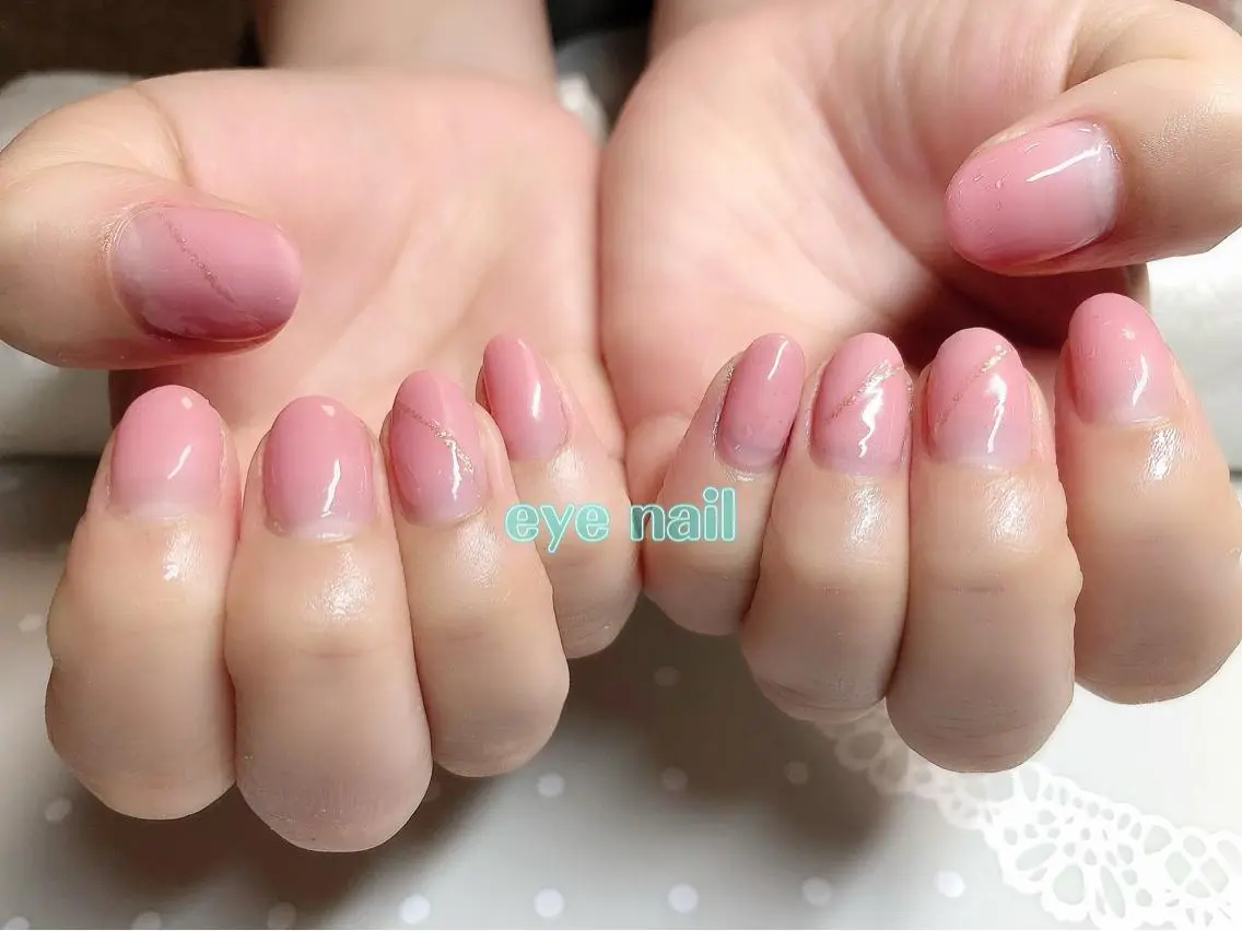 ネイル ラメ(グリッター) マットネイル シンプルネイル ハンドネイル Eye nailのネイルデザイン