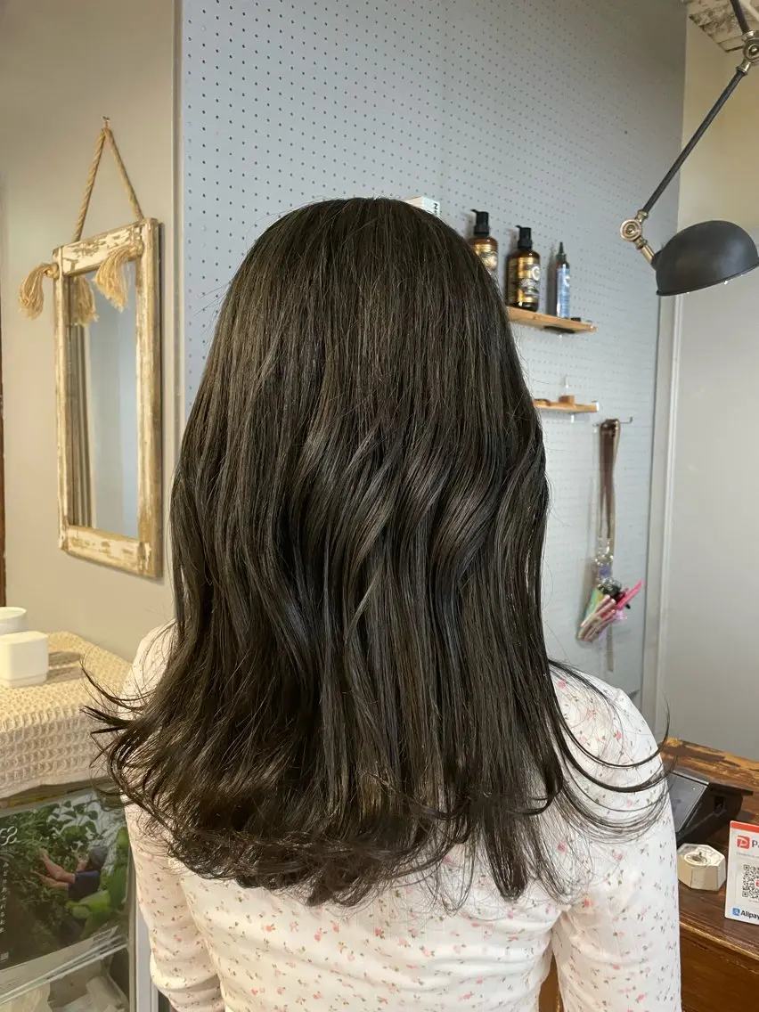 ロング カラー カット ヘアカラー トリートメント 🤩噂のMr.髪ポジ ティブ®️yu🤩のヘアスタイル