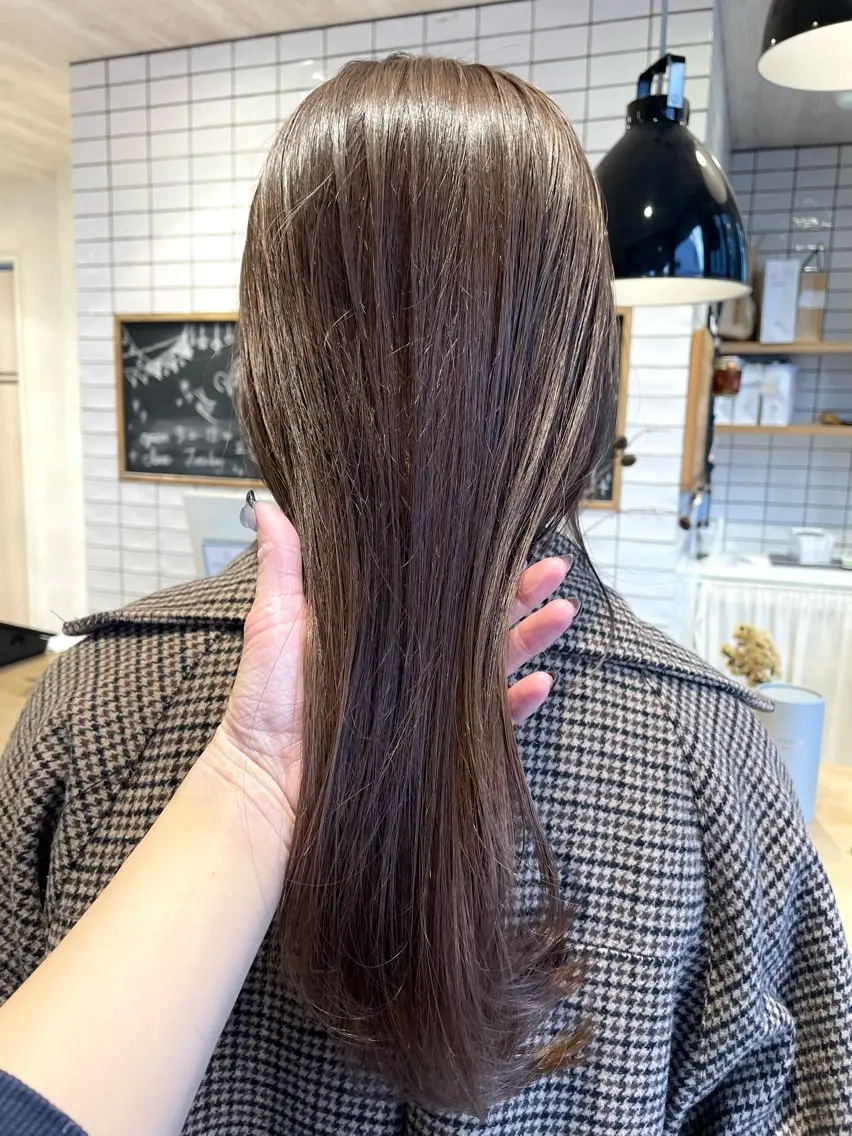 セミロング カット ヘアカラー トリートメント haru/レイヤー/ ウルフのヘアスタイル