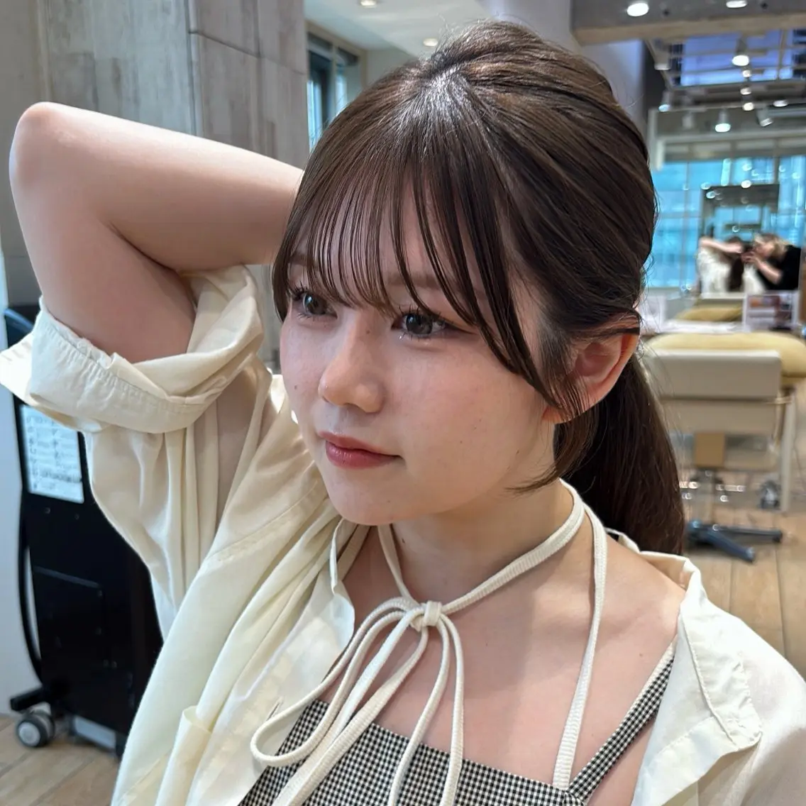 ✨韓国風前髪+顔まわりカット✨小顔見え&結んでも可愛いおくれ毛付き🇰🇷の写真