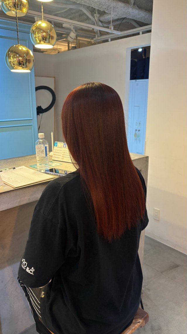 カラー ヘアカラー トリートメント 三阪 凜のヘアスタイル