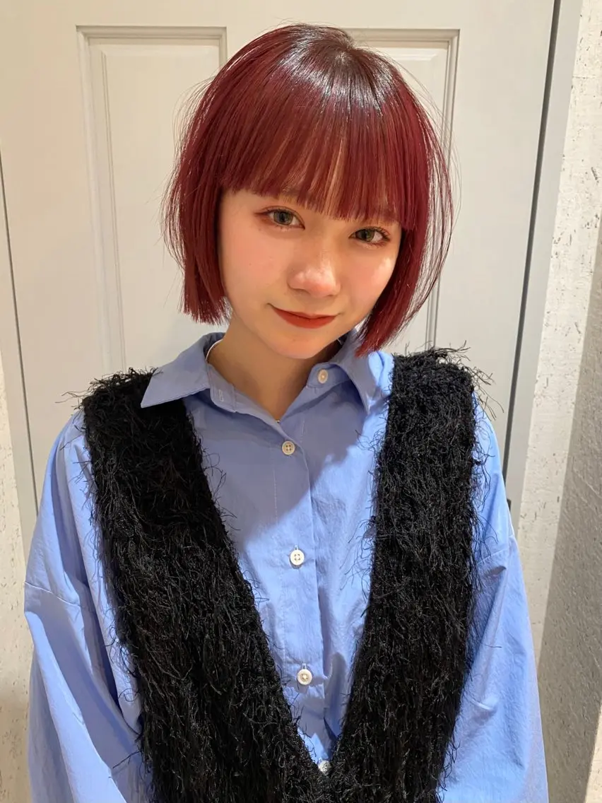 ショート カラー カット ヘアカラー トリートメント mai / linoah˚✧のヘアスタイル
