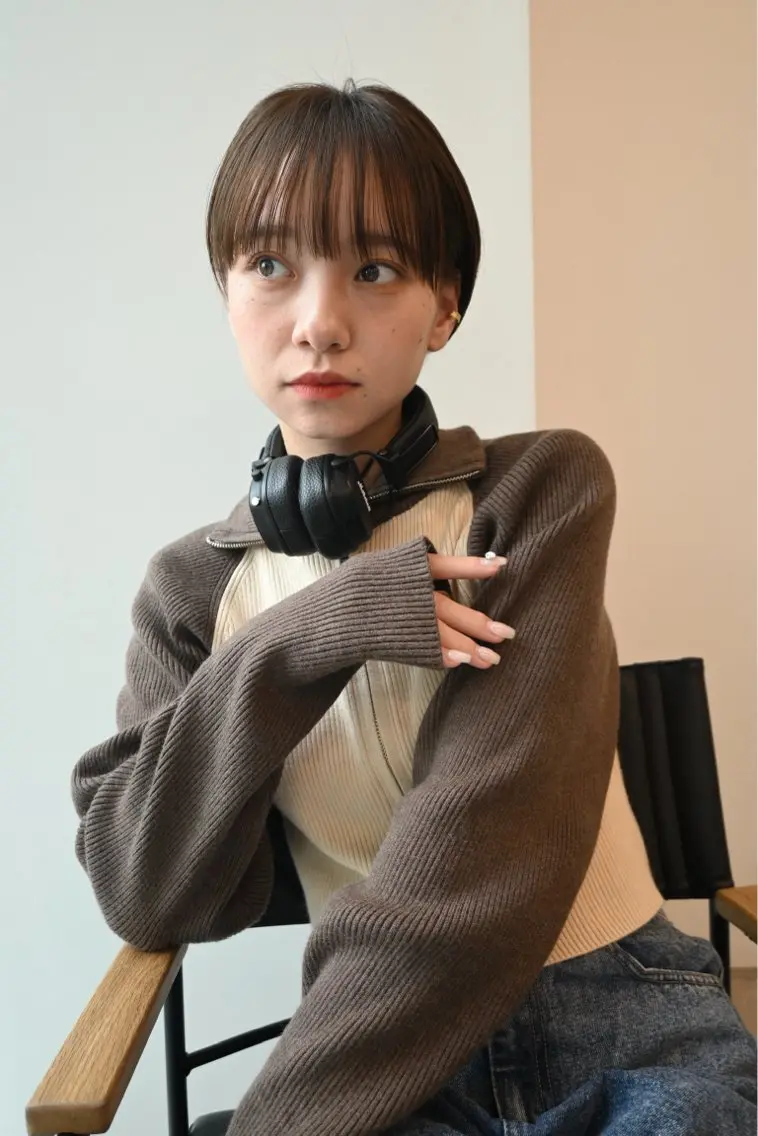 ショート カラー パーマ ヘアアレンジ カットモデル募集中/ 店長/角田真哉のヘアスタイル