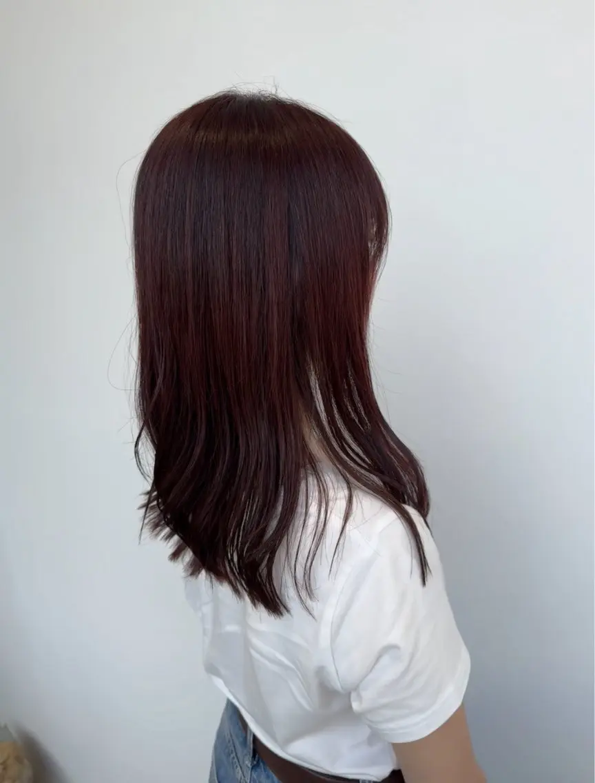 ミディアム 京都河原町  前田 希歩のヘアスタイル