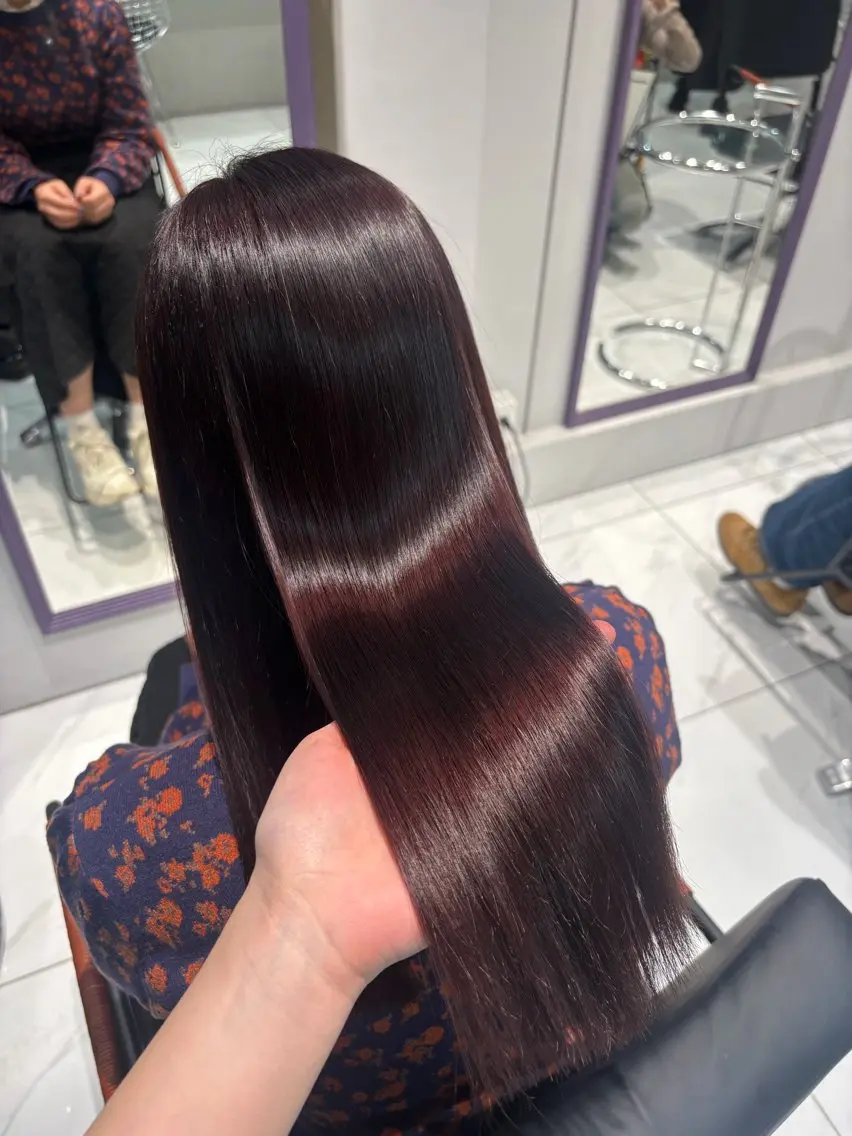 🌸今の季節にぴったり🌸暖色ワンカラー+髪質改善トリートメント💖の写真