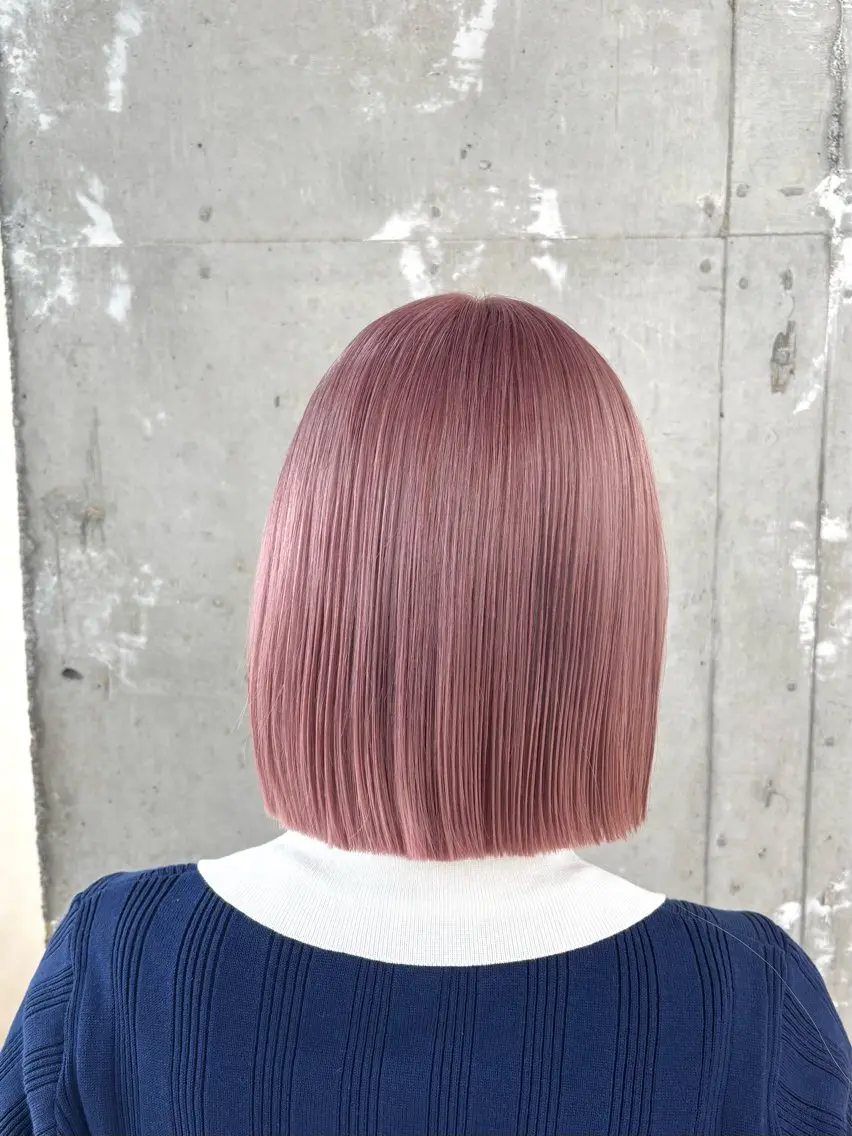 ミディアム ヘアカラー トリートメント 若月 七海のヘアスタイル