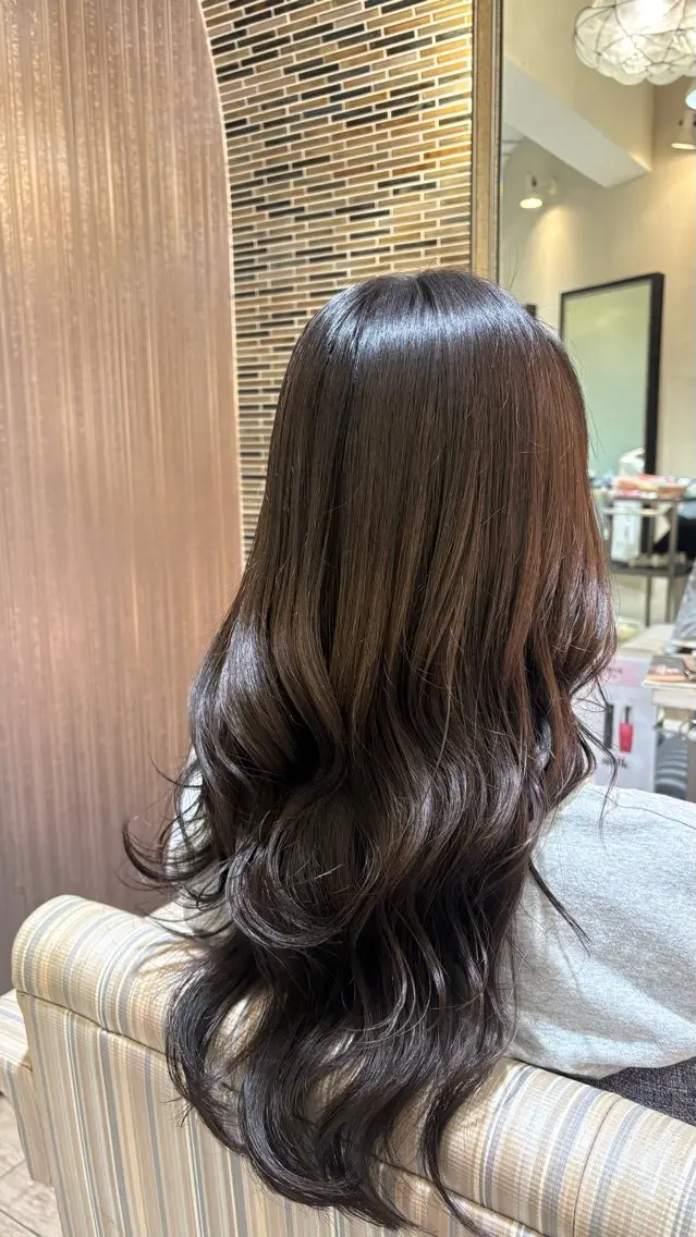 ミディアム トリートメント 杉本 奈々美のヘアスタイル
